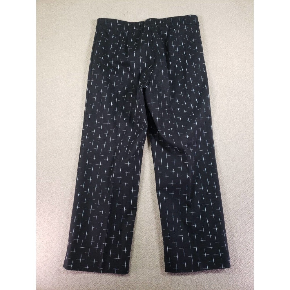 J. Jill Pants Womens 8 Black Canvas Mid Rise Straight Leg Chino Casual Outdoor - Picture 8 of 9